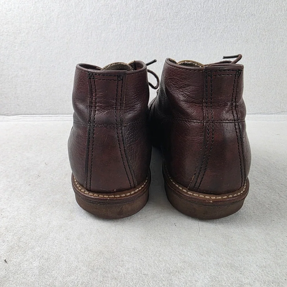 Vintage Red Wing 927 Boots Mens 9 D Brown Leather Made in USA Work Chukka